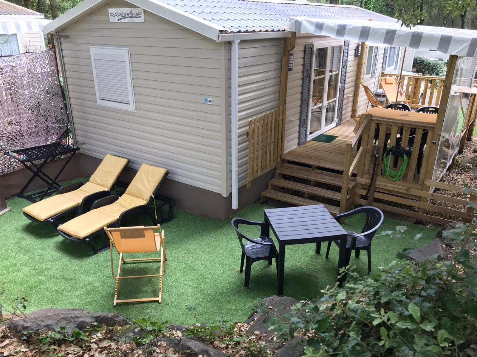 Mobil Home Tout Confort 3 Chambres Camping Les Pierres Couchees 圣布里文莱丝皮恩 外观 照片