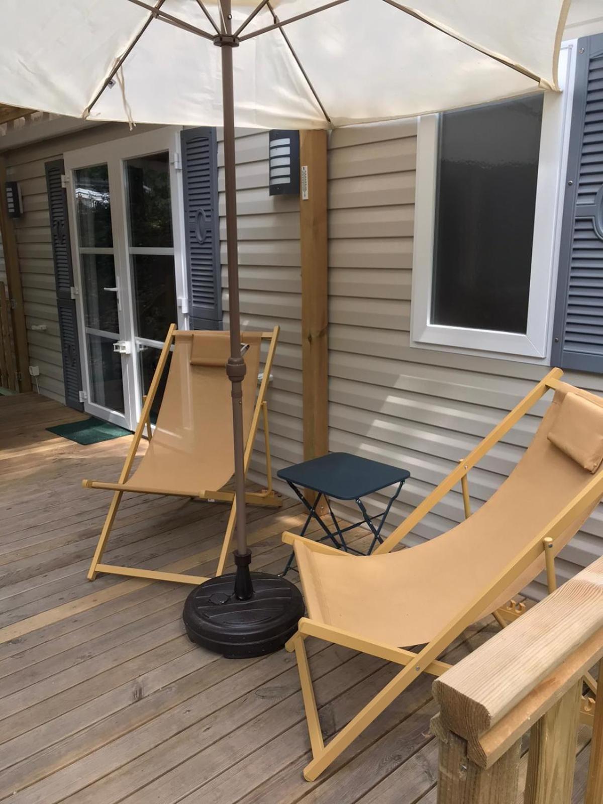 Mobil Home Tout Confort 3 Chambres Camping Les Pierres Couchees 圣布里文莱丝皮恩 外观 照片
